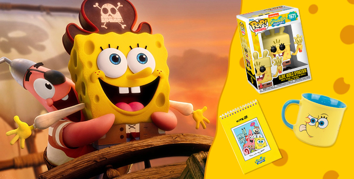 Губка Боб и его яркие товары для творчества и обучения