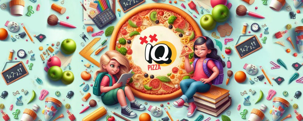 Готуйся до школи разом з Akvarel та IQ PIZZA!🎉🍕