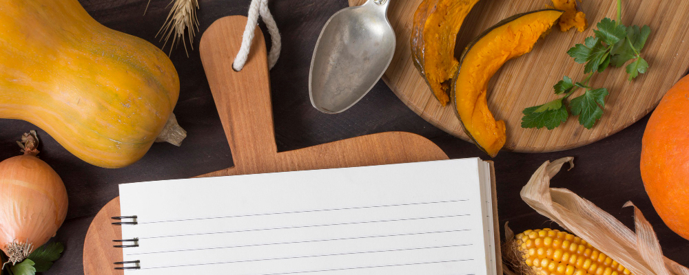 Осенний кулинарный блокнот: меню, наклейки, маркеры🖍️