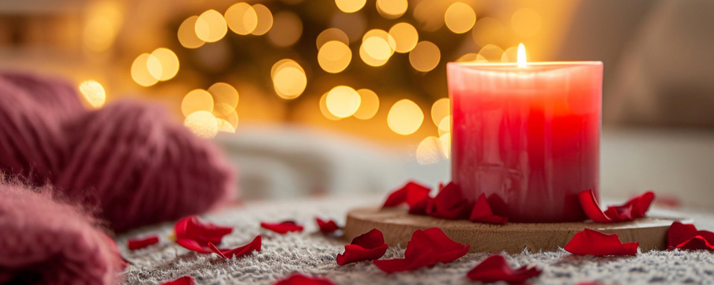 Романтические мелочи для уютного вечера: свечи, декор, бумажные элементы, цветные акценты✨