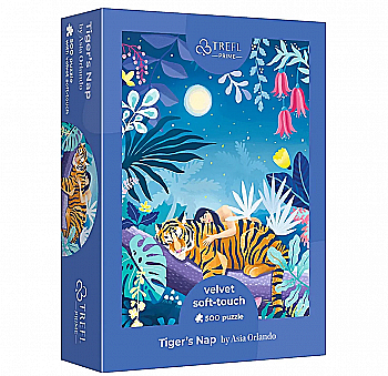 Пазл "500 UFT VELVET" - Дрімота тигра, Trefl, 37424