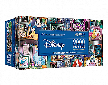 Пазл "9000 UFT" - Найбільша колекція Disney. Безкінечна колекція, Trefl, 81020