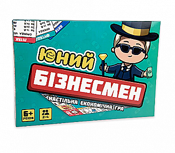 Гра настільна розважальна "Юний Бізнесмен" (укр) 30341, ТМ "Strateg" Гра настільна розважальна "Юний Бізнесмен" (укр) 30341, ТМ "Strateg"