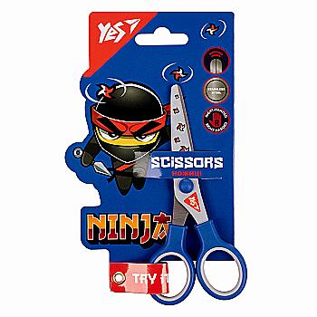 Ножницы "Ninja" 13 см, с принтом на лезвии, 480427 Yes