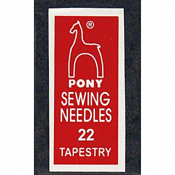 Голка Pony (Індія) №22 вишивальна (25 шт.), 05160 ТМ "ВДВ" Голка Pony (Індія) №22 вишивальна (25 шт.), 05160 ТМ "ВДВ"