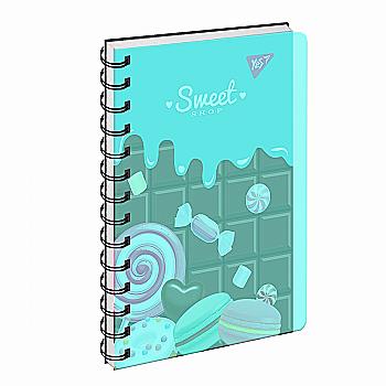Тетрадь В6/144 кл. YES пл. обл. Sweet shop, 160142
