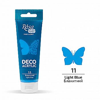 Акрил для декора, Голубой, матовый, 75 мл, ROSA TALENT Акрил для декора, Голубой, матовый, 75 мл, ROSA TALENT
