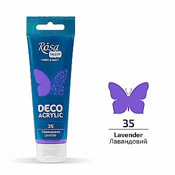 Акрил для декора, Лавандовый, матовый, 75 мл, ROSA TALENT Акрил для декора, Лавандовый, матовый, 75 мл, ROSA TALENT