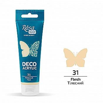 Акрил для декора, Телесный, матовый, 75 мл, ROSA TALENT Акрил для декора, Телесный, матовый, 75 мл, ROSA TALENT