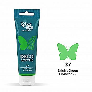 Акрил для декора, Салатовый, матовый, 75 мл, ROSA TALENT Акрил для декора, Салатовый, матовый, 75 мл, ROSA TALENT