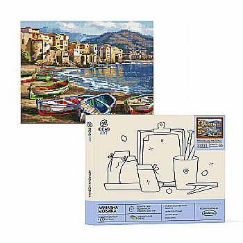 Алмазная мозаика "Рыболовный городок" 40*50 см, IDEA2-CK1457, ТМ "99IDEAS" Алмазная мозаика "Рыболовный городок" 40*50 см, IDEA2-CK1457, ТМ "99IDEAS"
