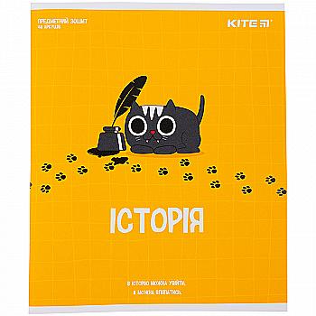 Зошит 48 кл, Предметка - Історія, софт т.гібр л, Cat, K23-240-20 Зошит 48 кл, Предметка - Історія, софт т.гібр л, Cat, K23-240-20