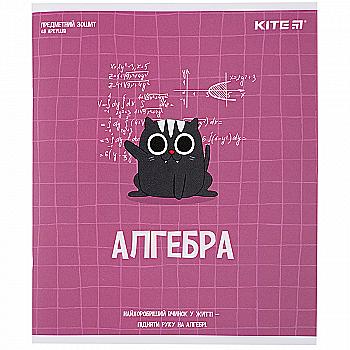 Зошит 48 кл, Предметка - Алгебра, софт т.гібр л, Cat, K23-240-24 Зошит 48 кл, Предметка - Алгебра, софт т.гібр л, Cat, K23-240-24