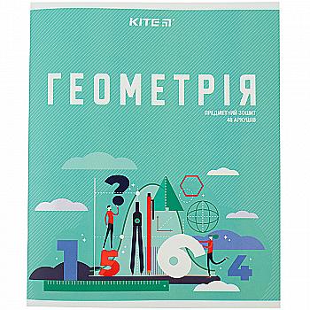 Зошит 48 кл, Предметка - Геометрія, софт тач+УФ, Urban, K23-240-27 Зошит 48 кл, Предметка - Геометрія, софт тач+УФ, Urban, K23-240-27