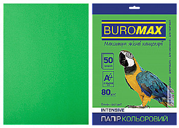 Папір А4 50 арк, 80 г/м2 Intensiv зелений, BM.2721350-04 Папір А4 50 арк, 80 г/м2 Intensiv зелений, BM.2721350-04