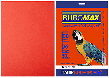 Папір А4 50 арк, 80 г/м2 Intensiv червоний, BM.2721350-05 Папір А4 50 арк, 80 г/м2 Intensiv червоний, BM.2721350-05