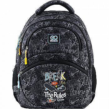 Рюкзак шкільний GoPack Education 175M-5 The rules, GO23-175M-5 Рюкзак шкільний GoPack Education 175M-5 The rules, GO23-175M-5