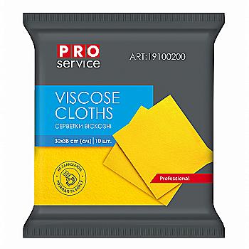Серветки PRO віскозні 30*38 (10 шт) 19100200, 19100202 (7710) Серветки PRO віскозні 30*38 (10 шт) 19100200, 19100202 (7710)