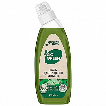 Засіб ФБ для чищення унітазів "Кедр" GO GREEN 0,75 л, 25490614 Засіб ФБ для чищення унітазів "Кедр" GO GREEN 0,75 л, 25490614