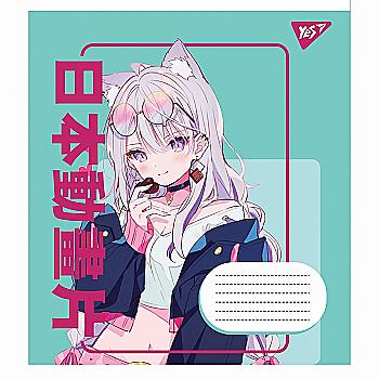 Зошит 12 кос. YES Anime cartoons, 766556 Зошит 12 кос. YES Anime cartoons, 766556