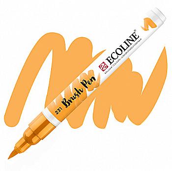Кисть-ручка Ecoline Brushpen (231), Охра золотая, Royal Talens Кисть-ручка Ecoline Brushpen (231), Охра золотая, Royal Talens