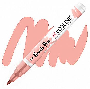 Кисть-ручка Ecoline Brushpen (381), Пастельный красный, Royal Talens Кисть-ручка Ecoline Brushpen (381), Пастельный красный, Royal Talens