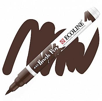 Кисть-ручка Ecoline Brushpen (440), Сепия темная, Royal Talens Кисть-ручка Ecoline Brushpen (440), Сепия темная, Royal Talens
