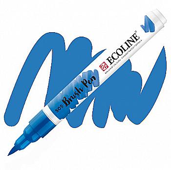 Пензель-ручка Ecoline Brushpen (505), Ультрамарин світлий, Royal Talens Пензель-ручка Ecoline Brushpen (505), Ультрамарин світлий, Royal Talens