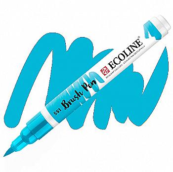 Кисть-ручка Ecoline Brushpen (551), Небесно-голубой светлый, Royal Talens Кисть-ручка Ecoline Brushpen (551), Небесно-голубой светлый, Royal Talens