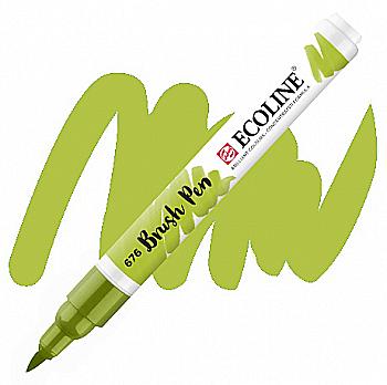 Кисть-ручка Ecoline Brushpen (676), Зеленый травяной, Royal Talens Кисть-ручка Ecoline Brushpen (676), Зеленый травяной, Royal Talens