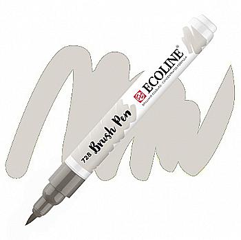 Кисть-ручка Ecoline Brushpen (728), Серый теплый светлый, Royal Talens Кисть-ручка Ecoline Brushpen (728), Серый теплый светлый, Royal Talens