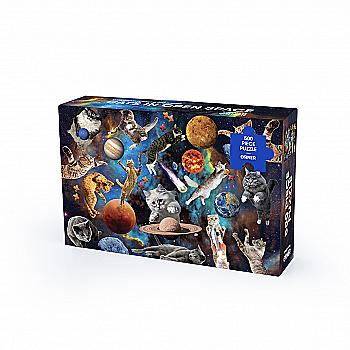 Пазли "Коти у відкритому космосі", orner-1357 Пазли "Коти у відкритому космосі", orner-1357