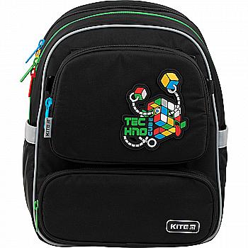 Рюкзак шкільний напівкаркасний Kite Education 756 Techno Cube, K22-756S-4 Рюкзак шкільний напівкаркасний Kite Education 756 Techno Cube, K22-756S-4