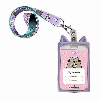 Бейдж YES на стрічці "Pusheen", 940304 Бейдж YES на стрічці "Pusheen", 940304