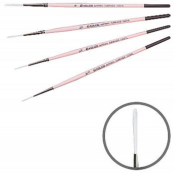 Пензель Синтетика лайнер Flamingo 1023RL №10/0 Kolos Пензель Синтетика лайнер Flamingo 1023RL №10/0 Kolos