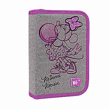 Пенал жесткий YES HP-02 "Minnie Mouse", одинарный без клапана, 533113 Пенал жесткий YES HP-02 "Minnie Mouse", одинарный без клапана, 533113