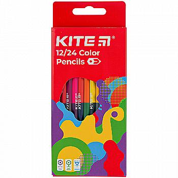 Карандаши цветные двусторонние, 12 шт. Kite Fantasy, K22-054-2 Карандаши цветные двусторонние, 12 шт. Kite Fantasy, K22-054-2