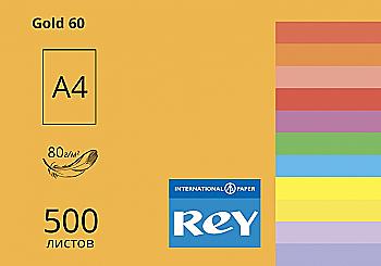 Папір A4 500 арк, 80 г/м2, інтенсів Cold 60 (золотий), REY Adagio Папір A4 500 арк, 80 г/м2, інтенсів Cold 60 (золотий), REY Adagio