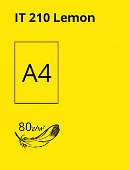 Папір A4 100 арк, 80 г/м2, інт Lemon 210 (лимон), Crystal Color Paper Папір A4 100 арк, 80 г/м2, інт Lemon 210 (лимон), Crystal Color Paper