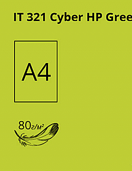 Бумага A4 100 л, 80 г/м2, неон Neon Green 321 (зеленый), Crystal Color Paper Бумага A4 100 л, 80 г/м2, неон Neon Green 321 (зеленый), Crystal Color Paper