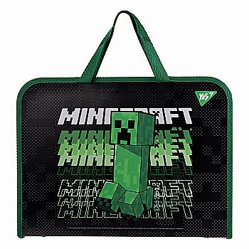 Папка-портфель FC на блискавці з ткан. ручками "Minecraft", 492168 Yes Папка-портфель FC на блискавці з ткан. ручками "Minecraft", 492168 Yes