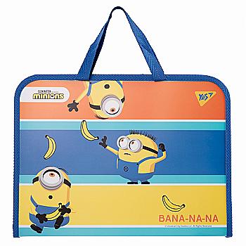 Папка-портфель FC на молнии с ткан. ручками "Minions", 492172 Yes Папка-портфель FC на молнии с ткан. ручками "Minions", 492172 Yes