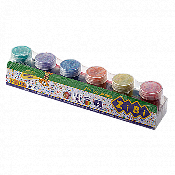 Гуаш 6 кол., 20 мл., Glitter, ZB.6691 Гуаш 6 кол., 20 мл., Glitter, ZB.6691