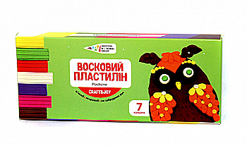Пластилін восковий 7 кол., 12 гр "Craft and Joy", 331015/Cr Гамма-Н Пластилін восковий 7 кол., 12 гр "Craft and Joy", 331015/Cr Гамма-Н
