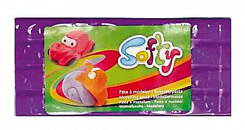 Пластилін "Softy" на восковій основі 0,5кг, фіолетовий, DR-SO0870500900 Пластилін "Softy" на восковій основі 0,5кг, фіолетовий, DR-SO0870500900