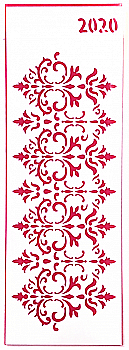 Трафарет декоративный 11*32 см №2020 Бордюр Art, 8664