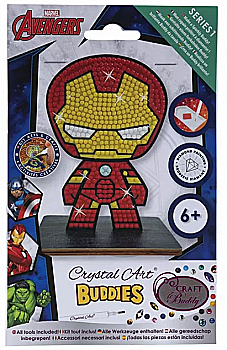 Набір для творчості Crystal Art "Залізна людина", арт. CAFGR-MCU003 Набір для творчості Crystal Art "Залізна людина", арт. CAFGR-MCU003