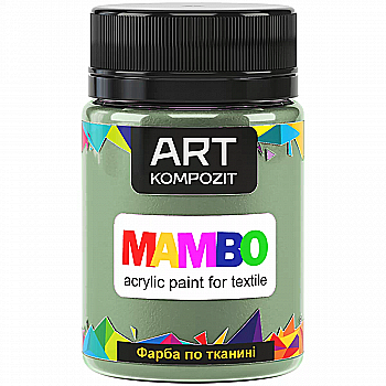 Фарба акрилова Mambo для тканин, Шавлія (108), 50 мл, ART Kompozit Фарба акрилова Mambo для тканин, Шавлія (108), 50 мл, ART Kompozit