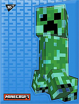 Папка-органайзер А4 "Minecraft" с фигурным клапаном на липучке, 492105 Yes Папка-органайзер А4 "Minecraft" с фигурным клапаном на липучке, 492105 Yes
