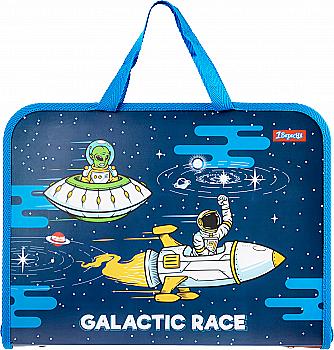 Папка-портфель на блискавці з ткан. ручками "Space", 1 Вересня, 492170 Папка-портфель на блискавці з ткан. ручками "Space", 1 Вересня, 492170